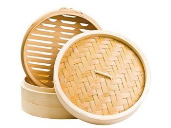 vaporera de bambú
