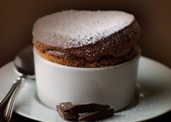 Soufflé de chocolate