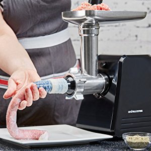 Picadoras de carne: ¿Cuál comprar en el 2021? imagen 6 accesorio embutidor para las picadoras de carne