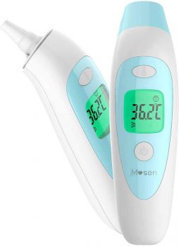 Guide des meilleurs thermomètres numériques en 2020 image 26 Thermomètre avant Mosen pour bébés et adultes