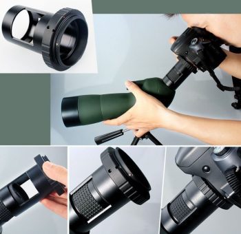 Guía detallada de los mejores telescopios terrestres imagen 19 accesorio para acoplar una camara digital