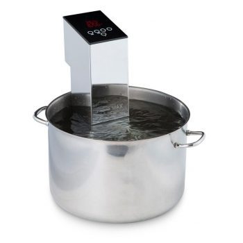 capacidad del recipiente para sous vide