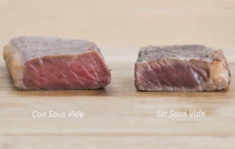 diferencia del punto de la carne