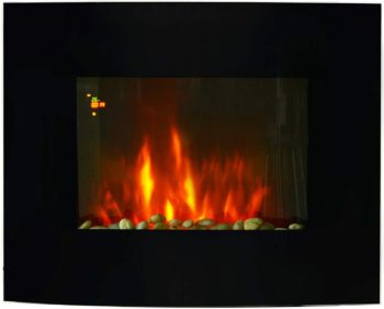 Chimenea eléctrica de pared HOMCOM