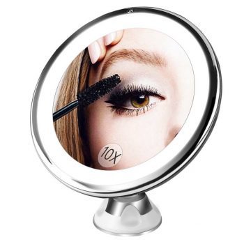 El mejor espejo de maquillaje para comprar en 2020 imagen 32 Espejo baño con luz y ventosas Bestope
