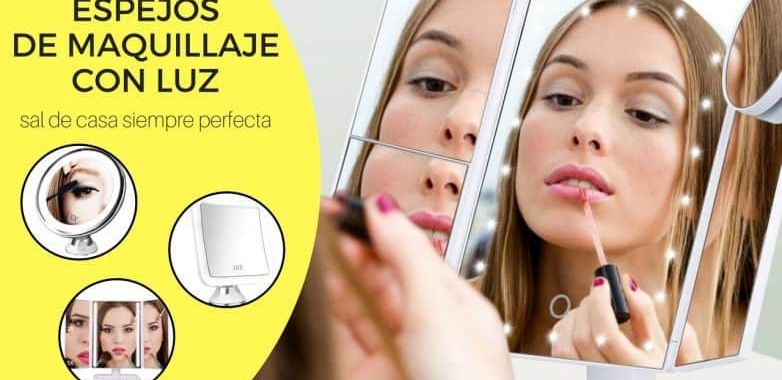 espejos de maquillaje con luz