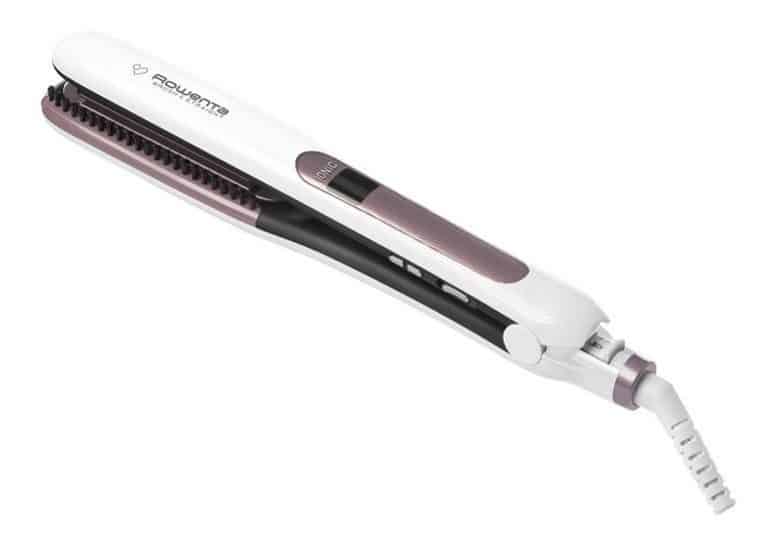 Plancha pelo Rowenta Premium Care Brush & Straight SF7510F0