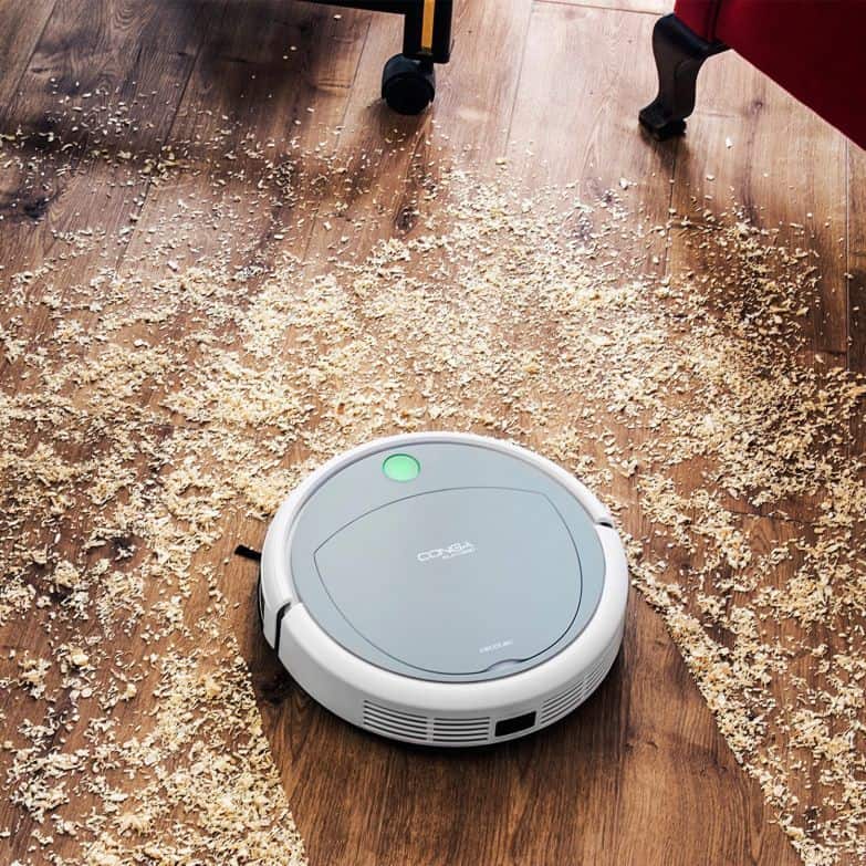 Le meilleur robot aspirateur Conga Cecotec image 16 robot aspirateur conga nettoyage sciure de bois