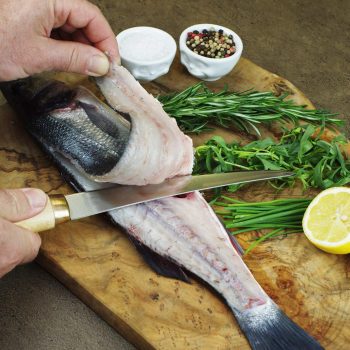 cuchillo fileteador de pescado