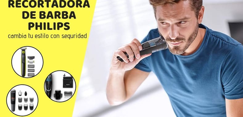 la mejor recortadora de barba philips