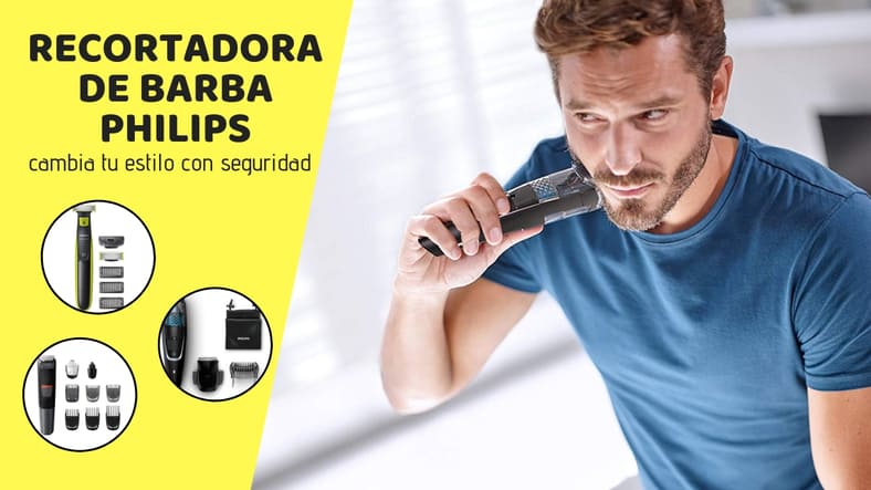 la mejor recortadora de barba philips