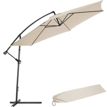 Sombrilla parasol para terraza y jardín protección UV TecTake