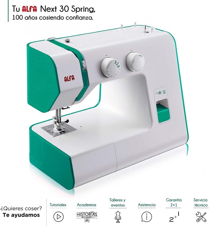 Máquina de coser Alfa Next 30 Spring