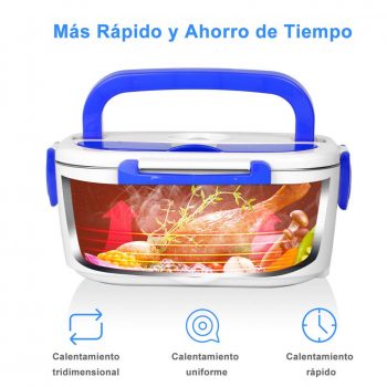 Guía detallada sobre la fiambrera eléctrica y por qué debes comprar una imagen 3 calentamiento-rapido-de-fiambrera-electrica