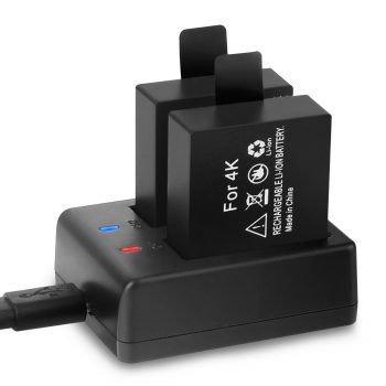 Trouvez la meilleure batterie pour la caméra de sport image 8 Chargeur pour caméras d'action-Crosstour