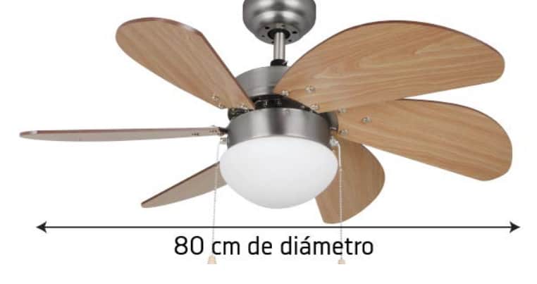 Consejos para decorar tu hogar con un ventilador de techo imagen 3 Tamaño-del-ventilador de techo