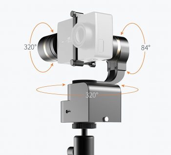 ejes del gimbal estabilizador