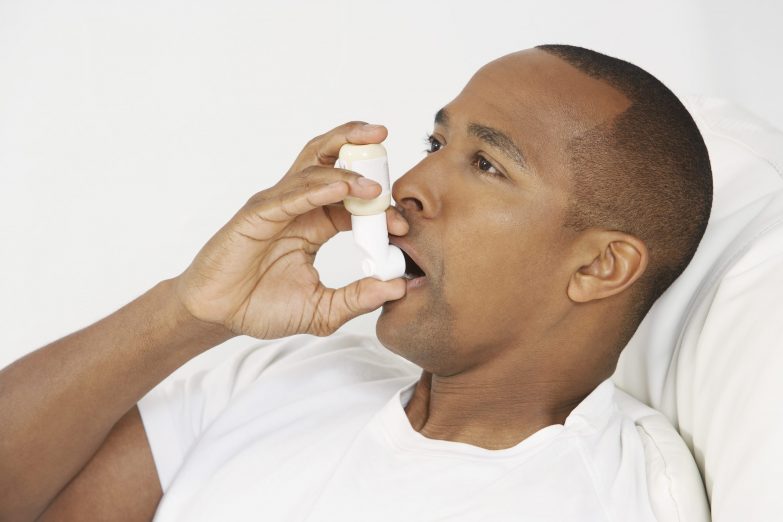 persona con asma