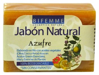 Jabones naturales de azufre Bifemme