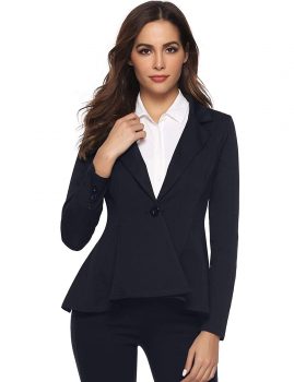 Blazers para mujeres de 50 informal y clásica Aibrou