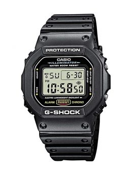 El modelo de G Shock con diseño clásico y sencillo