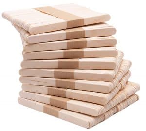 Zollner24 500 palos de madera para helados y manualidades