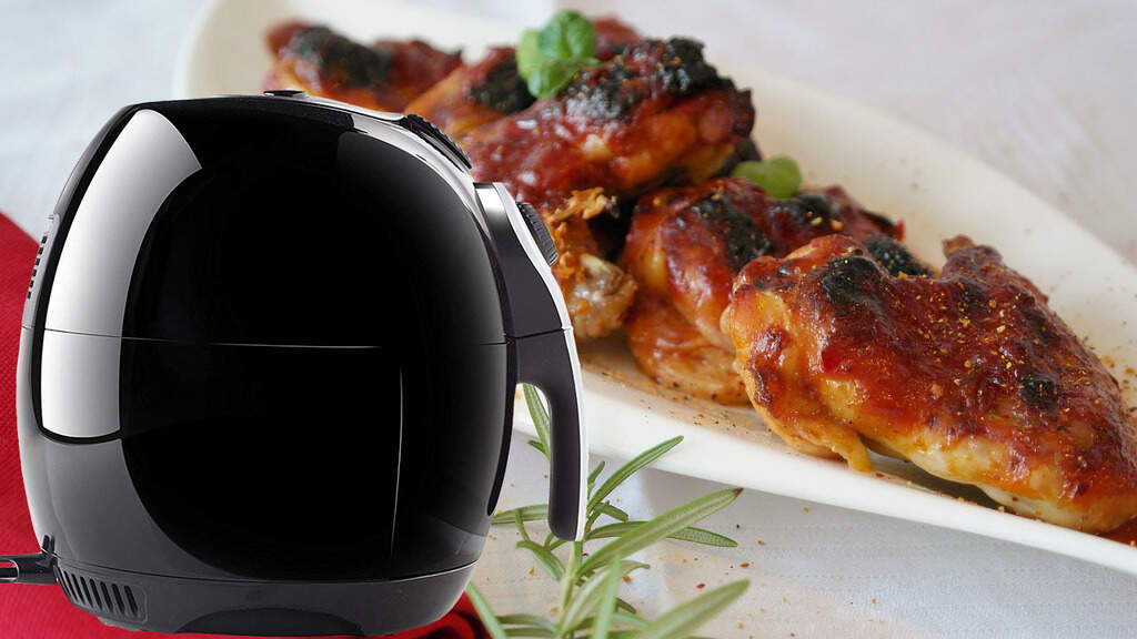 Receta de las alitas de pollo en la freidora sin aceite