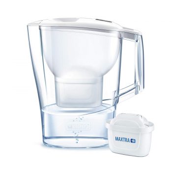 Jarras de filtrado de agua con 1 cartucho MAXTRA + Brita Aluna