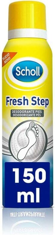 Desodorante en polvo Scholl para pies Fresh Step antitranspirante