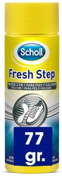 Les 7 meilleurs déodorants pour les pieds image 9 Déodorant en poudre Scholl pour pieds et chaussures Fresh Step 2 en 1