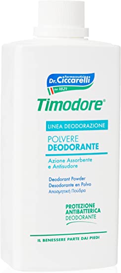 Desodorante en polvo para pies y cuerpo Timodore