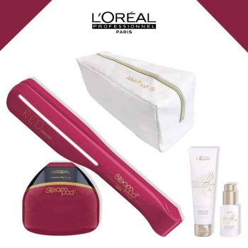 Plancha Steampod L 'Oreal – Pack Red Obsessed (edición limitada)