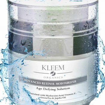 crema hidratante antiarrugas facial para día y noche Kleem Organics