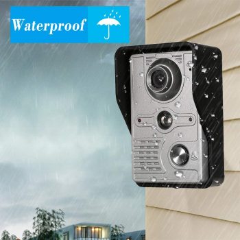 Es preferible un timbre con cámara resistente a la lluvia. 
