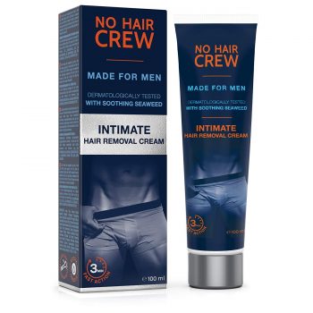 Crema depilatoria zona íntima hombre Premium NO HAIR CREW