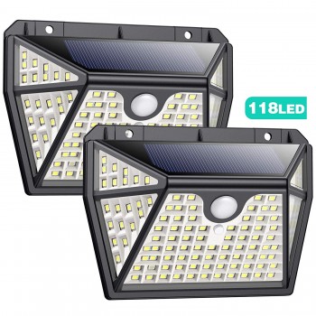 Luz solar exterior con sensor de movimiento Pxwaxpy