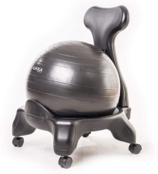 Silla ergonómica con bola de ejercicio Kikka