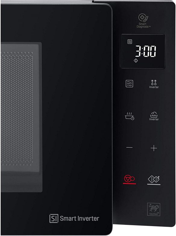 Análisis del microondas LG MH6535GIB con grill imagen 4 panel de control del microondas LG MH6535GIB con grill