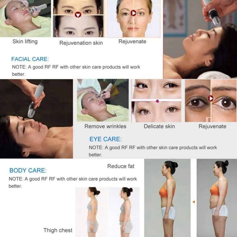 Equipo de radiofrecuencia facial Filfeel 3 en 1 a fondo imagen 6 tratamientos eficaces con equipo de radiofrecuencia facial