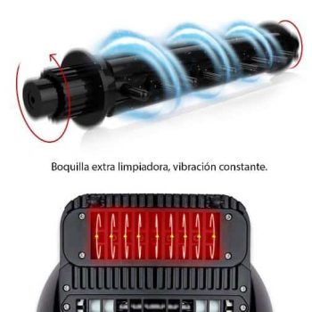 vibraciones en la aspiradora antiácaros para colchones