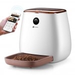 Le meilleur distributeur automatique de nourriture pour chats et chiens image 3 Mangeoire automatique pour chien et chat Houzetek avec wifi
