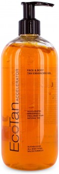 Gel acelerador de bronceado facial y corporal EcoTan