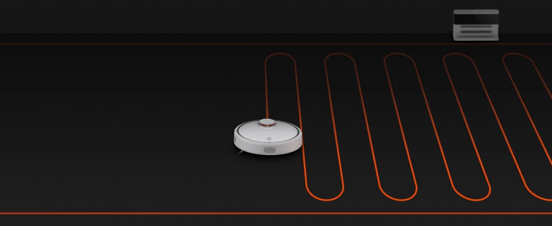 Ruta de limpieza en Z del Xiaomi Mi Robot Vacuum 1