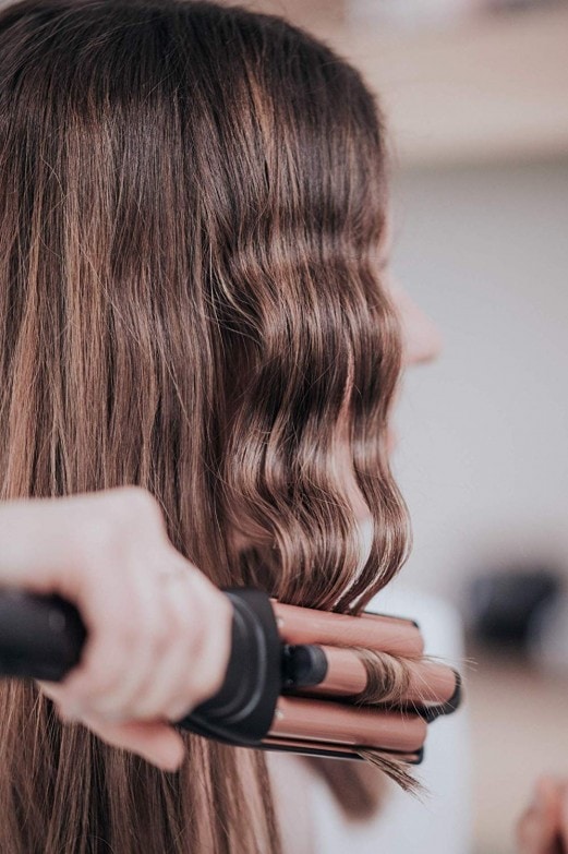 nivel de temperatura en diferentes tipos de cabello