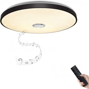 Plafonnier LED avec Bluetooth: lequel acheter en 2020? image 8 Jdong télécommande plafonnier haut-parleur bluetooth