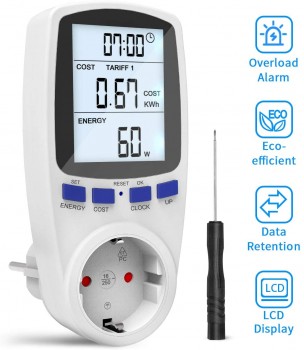 Medidor de consumo eléctrico doméstico Gafild 