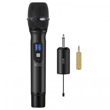 Guide d'achat du meilleur microphone karaoké de 2020 image 5 Microphone à main sans fil UHF Tonor 25 canaux