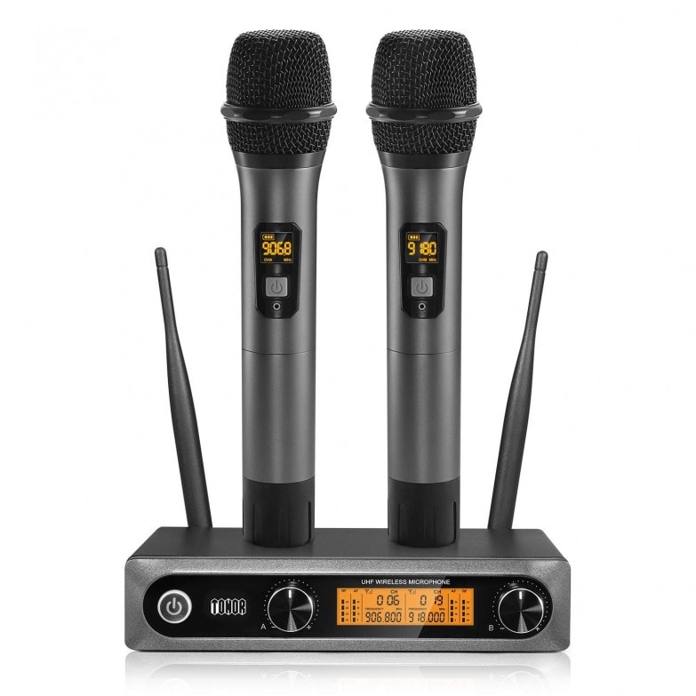 Sistema dual de micrófono para karaoke profesional Tonor