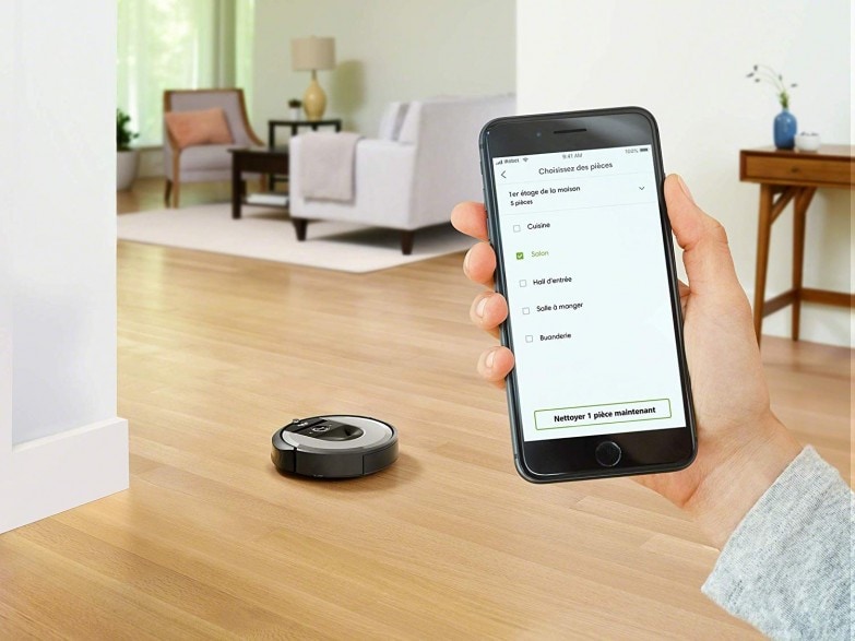 control del aspirador robot roomba desde el móvil