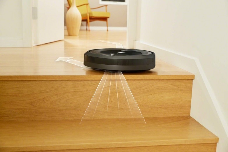 sensores de desnivel en el robot aspirador roomba